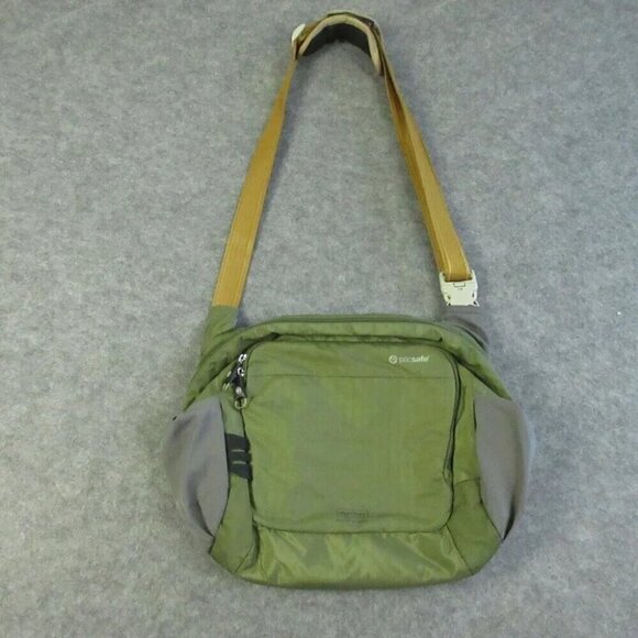 Pacsafe Venturesafe GII Briefcase Green Bag Crossbody Antitheft Exomesh 614 - Picture 1 of 16